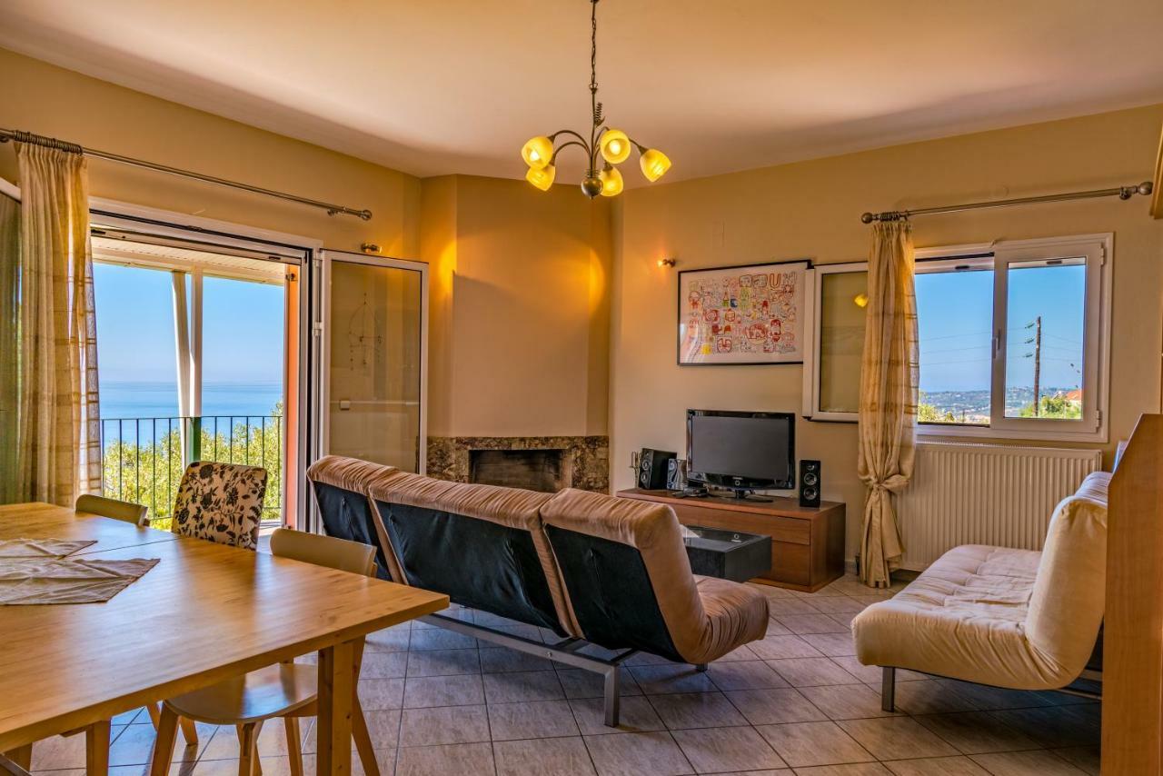 Ioannis House Sea View-Perfect Family Holidays Lourdata  Bagian luar foto