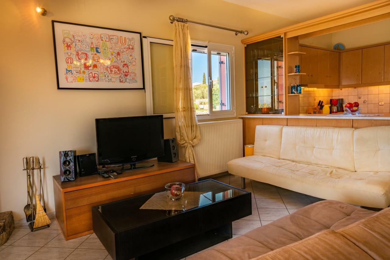 Ioannis House Sea View-Perfect Family Holidays Lourdata  Bagian luar foto