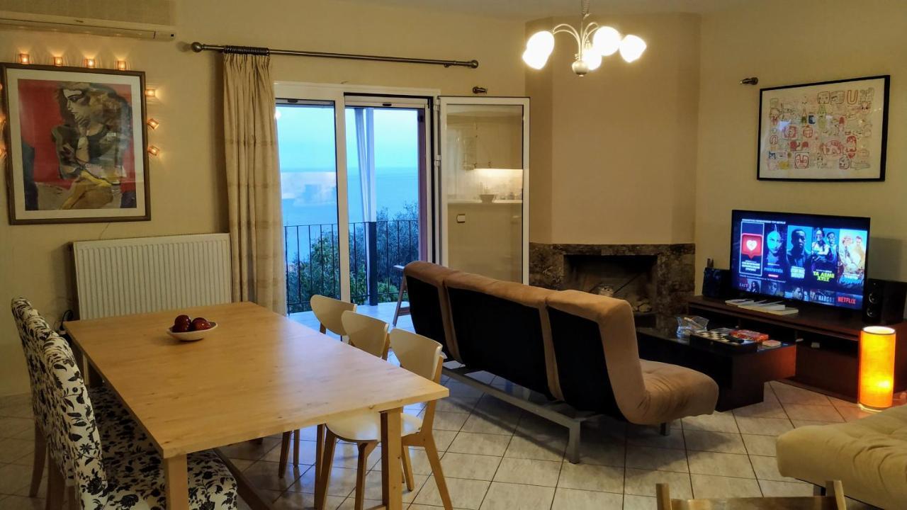 Ioannis House Sea View-Perfect Family Holidays Lourdata  Bagian luar foto